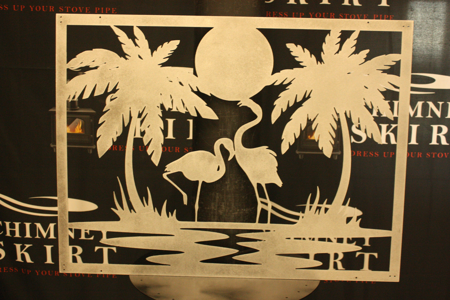 Flamingo Chimney Skirt