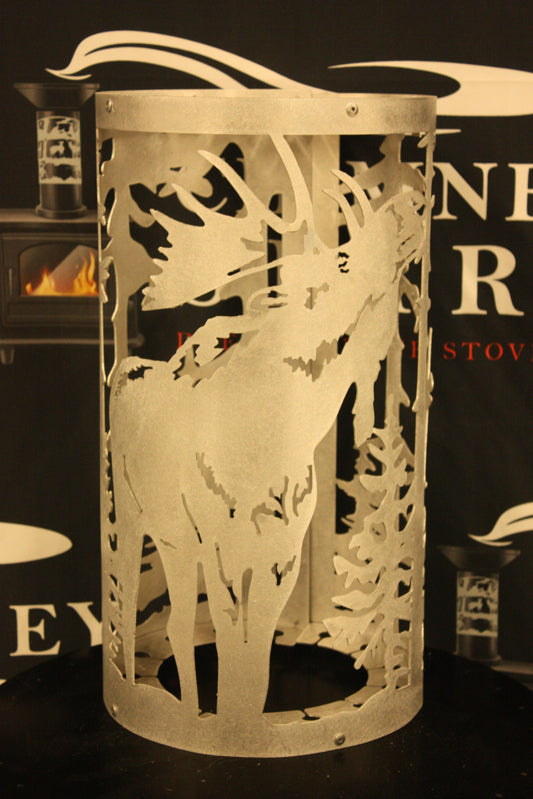 Elk Bugling Chimney Skirt